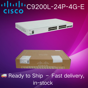 Commutateur géré de couche 2 Catalyst 9200 C9200L-24P-4G-E, neuf et original, 24 ports PoE Plus, réseau d'entreprise haute performance - Product Image 4