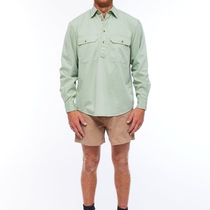 Chemises <span class=keywords><strong>de</strong></span> <span class=keywords><strong>travail</strong></span> décontractées haute visibilité pour hommes, logo personnalisé, orange et noir, 100% coton respirant, manches longues, vêtements <span class=keywords><strong>de</strong></span> <span class=keywords><strong>travail</strong></span> - Product Image 5