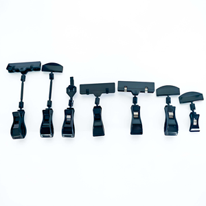 Étiquette POP en plastique à double clip pour publicité promotionnelle en magasins de vêtements et sur étagères – Vente directe usine - Product Image 5