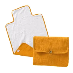 Wholesale Organic Cotton Extra Absorbent Changing Pad For Baby Bedding Baby Travel Changing Mat