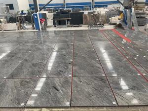 หินลาวาสีเงินท้องฟ้าสีฟ้าธรรมชาติ กาแล็กซี่หินสีเทา แอตแลนติกสีเทาควอตซ์แผ่นพื้นกระเบื้องโซโฮ สีเทาควอตซ์ผู้จัดจําหน่ายในจีน - Product Image 5