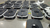 AGV intelligent à laser SLAM de 50 kg sans code QR pour le transport autonome de palettes sur ligne de production et en entrepôt
