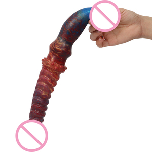 LUUK23-consoladores de doble cabeza de silicona para mujeres adultas, juguete para lesbiana - Product Image 4