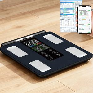Báscula Digital Profesional Ningju para Baño, para Medir Grasa Corporal, IMC y Músculo, Báscula Inteligente con Bluetooth para Peso Corporal, Precisa - Product Image 1