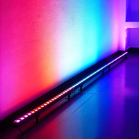 Barre de projecteurs LED RGB 24x3W pour éclairage mural, avec télécommande DMX, idéale pour DJ, scène, discothèque, mariage, fête