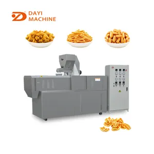 puff frying cutter machine french fries fried wheat flour puffed snack machines frying machine