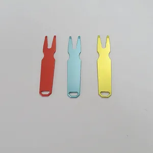 Food Grade Logo Customized Metal Stainless Steel Fruit Fork