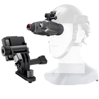 Gafas de Visión Nocturna NV8160 con Zoom Digital 8X, Binoculares Ópticos Infrarrojos 4K HD, Diseño para Montar en Casco con Batería de 3000mAh