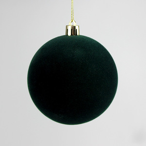 Adornos navideños multicolor flocados, bolas coloridas para colgar en el árbol de Navidad, decoraciones para fiestas, venta al por mayor a granel. - Product Image 4
