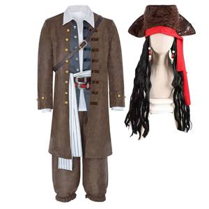 ชุดคอสเพลย์โจรสลัดจากภาพยนตร์แจ็ค สำหรับงานปาร์ตี้ฮาโลวีน คาร์นิวัล สำหรับผู้ชาย รุ่น CARR-033 - Product Image 1