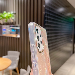 IMD Flowers-funda de teléfono para <span class=keywords><strong>Samsung</strong></span> S22 S21 S20 <span class=keywords><strong>Ultra</strong></span> <span class=keywords><strong>5G</strong></span> A21s <span class=keywords><strong>A22</strong></span> A52 A72 A12 A32, funda protectora trasera transparente de TPU suave + PC - Product Image 4