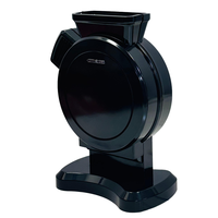 Gaufrier électrique vertical pour usage domestique avec plaques antiadhésives, voyant lumineux, rangement compact, pour gaufres belges
