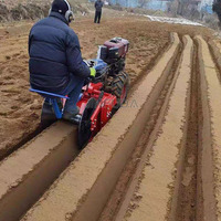 Arado de Surcos Montado en Tractor con Asiento, Equipo Agrícola para Arado de Tierra