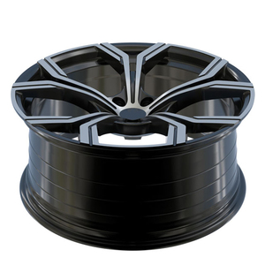 Jantes <span class=keywords><strong>de</strong></span> <span class=keywords><strong>voiture</strong></span> en alliage d'aluminium filé <span class=keywords><strong>de</strong></span> 19, 20 et 21 pouces, entraxe 5x112 pour Q3 Q5, couleur noir usiné - Product Image 4