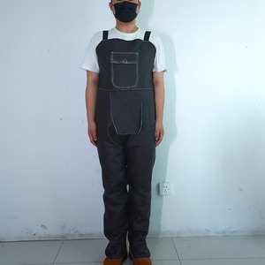 Tablier <span class=keywords><strong>de</strong></span> soudeur en peau <span class=keywords><strong>de</strong></span> vache Vêtements <span class=keywords><strong>de</strong></span> sécurité ignifuges résistants à la <span class=keywords><strong>chaleur</strong></span> <span class=keywords><strong>anti</strong></span>-usure pour les travaux <span class=keywords><strong>de</strong></span> soudage - Product Image 5