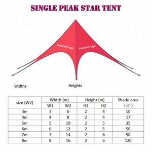 Custom Logo Outdoor Outdoor Activities Start <b>Tent</b> <b>Large</b> Star <b>Tent</b> for Event - Product Image 3