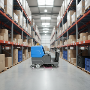 Autolaveuse autoportée robuste avec <span class=keywords><strong>largeur</strong></span> de nettoyage de 850 mm, tête de brosse renforcée et cadre épaissi - Product Image 1