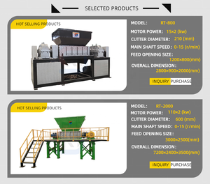 Déchiqueteur automatique à double arbre en acier inoxydable soudé renforcé avec moteur pour l'élimination des déchets en conditions extrêmes - Product Image 6