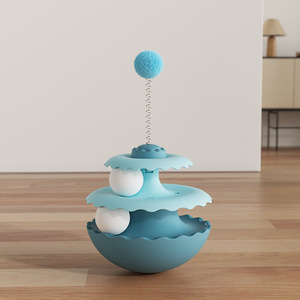 ของเล่นแมว แก้เบื่อ คลายเครียด กระตุ้นพลังงาน ลูกบอลหมุนสำหรับลูกแมว - Product Image 6