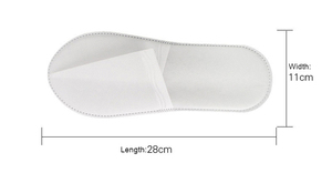 Gran oferta de Golden Supplier, zapatillas de spa de <span class=keywords><strong>hotel</strong></span> de lujo con punta cerrada de algodón de un solo uso, Pescartavel Descantavel - Product Image 2