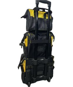 3合1防水工具袋套装宽口轮背包2小手提包午餐袋木匠电工可调带 - Product Image 5