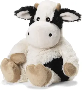 Cold and Heat up stuffed cow toy with lavender scent for cramps heat pack custom microwavable stuffed animal toys plush cow