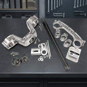Kit de Placas de Eje Delantero para Yamaha Aerox 2003, Horquillas de 45-48 mm de Diámetro, Nuevo, Hecho en Italia, Compatible con JF-1 FG Gubellini MIR Fastace - Product Image 3