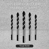 Catégorie de produit DLCC Foret à carreaux pour verre Foret central en diamant avec tige hexagonale pour marbre 4mm 6mm 8mm mèches métriques