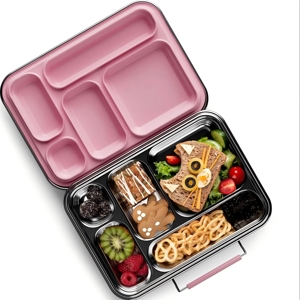 Aohea Stainless Steel <strong>Lunch</strong> <strong>Box</strong> Large Capacity Eco-Friendly Bento <strong>Box</strong> for Adults and Teens Perfect for <strong>Work</strong> School and Picnics - Product Image 1