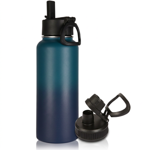 <b>Hot</b> Sale Custom Modern Double Wall Vacuum Insulated Stainless Steel Water Bottle with Cleaning Brush for Gym - Product Image 1
