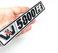 Emblème de porte de remorque de camion étoile, Badge d'aile en plastique autocollant Logo accessoires de voiture pièces de voiture décoration emblème