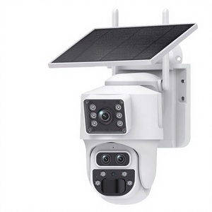 Caméra de surveillance réseau 3K avec zoom 15X, carte SIM 4G, capteur CMOS solaire extérieur, vision nocturne panoramique/inclinaison et liaison d'alarme - Product Image 2
