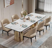 Ensemble de Table à manger de la maison, chaises, Set de luxe