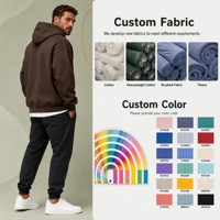Sweat à capuche pour homme en coton épais de qualité supérieure, impression en relief, coupe oversize, personnalisable, luxe, vente en gros
