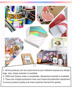 <span class=keywords><strong>A4</strong></span> nhãn tự dính giấy cắt sẵn nhãn dán mã vạch nhãn tờ địa chỉ nhãn cho máy in phun - Product Image 6