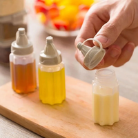 Sauce Squeeze Bouteille Mini Ketchup Bouteilles Salade Dressing Conteneurs Extérieur Portable Barbecue Pot À Épices Partie Cuisine Outils