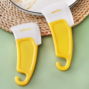 <b>Silicone</b> Pot Scraper Non Stick Kitchen <b>Tool</b> For Cleaning Stovetop Grease And Pot Bottoms Solid Shape Convenient Use - Product Image 1