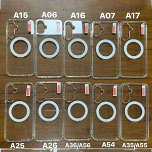 جراب هاتف JOYPORODO C010 شفاف من الأكريليك والبولي كربونات لهاتف سامسونج S25 إيدج، تصميم مغناطيسي أنيق لهاتف سامسونج A56 أندرويد - Product Image 5