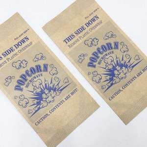 Bolsa de Papel para Palomitas de Maíz Ecológica, Reciclable, Resistente a la Grasa, con Fondo Plano, de Calidad Alimentaria, Colorida - Product Image 5