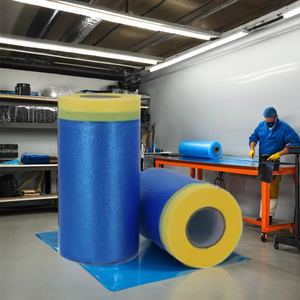 <span class=keywords><strong>Film</strong></span> de masquage pour peinture automobile, ne laisse pas tomber de peinture, ne laisse pas de résidus de peinture, auto-adhésif, protection de l'environnement, séchage rapide, élimination de la poussière - Product Image 3