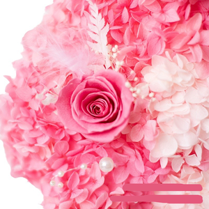 Enfant nouvel an cadeau d'anniversaire fleur de noël ours violent fleur éternelle hortensia acrylique ours violent - Product Image 5
