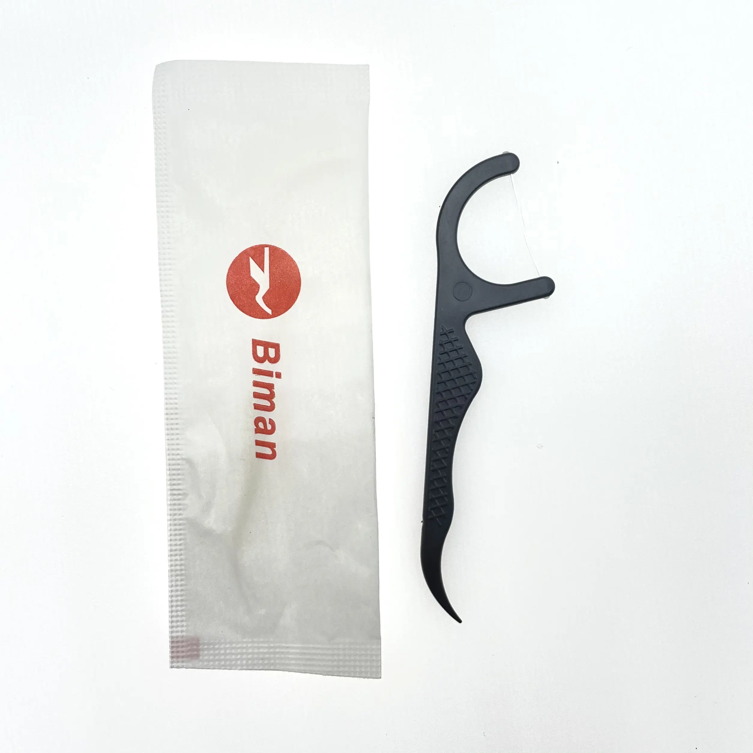 Biologisch Afbreekbaar Dental Floss Pick Met Oem Logo Verpakking Individueel Verpakt Floss Picks