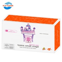 Jouet de musique de piano électronique avec orgue de bureau et de chaise avec microphone pour fille