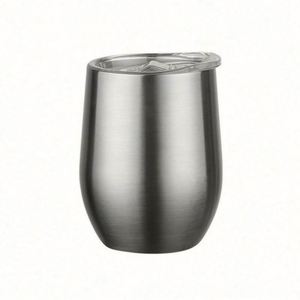 Wholesale Custom 12Oz 304/201 Stainless Steel Insulated Eco-Friendly Wine Glass Travel Coffee Tumbler Logo Dishwasher Microwave - Product Image 2