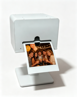 Imprimante photo instantanée portable étanche DNP RX1HS P525L en métal blanc et noir avec support pour photomaton de fête - Prix de gros