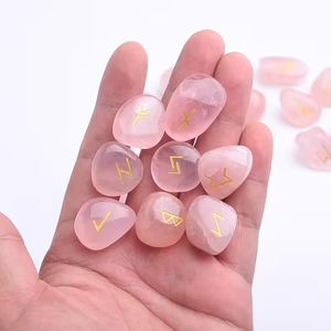 All'ingrosso naturale lucidato grezzo inciso <span class=keywords><strong>Chakra</strong></span> guarigione <span class=keywords><strong>pietre</strong></span> di cristallo runiche <span class=keywords><strong>pietre</strong></span> per la decorazione - Product Image 6