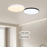 Plafonnier LED ultra-mince RGB pour Bluetooth TUYA Réglable CCT Acrylique Couverture Télécommande pour Maison Salon Design Moderne
