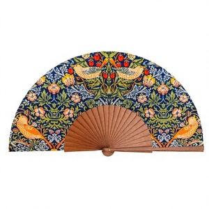 พัดไม้ธรรมชาติพรีเมียม งานแฮนด์เมดสไตล์โมเดิร์น ผิวเรียบขัดเงา พกพาสะดวก - Product Image 1