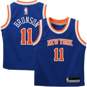 นิวยอร์ก นิกส์ เจเลน บรันสัน 11 บลู ไอคอน อิดิชั่นเสื้อเด็กชาย 4-7 - Product Image 1