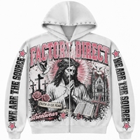 Fabricants de vêtements sur mesure : Sweat à capuche court en coton French Terry épais, coupe ample, avec impression DTG, motifs graphiques, strass et rivets